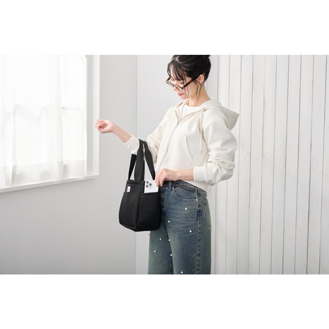 ROOTOTE ルートート トートバッグ 3672 通販 仕切りトートバッグ トートバック メッシュバッグ 動く仕切り付き メッシュ 軽量 軽い 自立 小さめ シンプル かわいい おしゃれ 通勤 通学 DELI デリ Parootie メンズ レディースバッグ NAVY ・