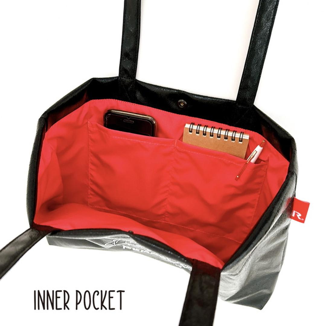 ルートート スヌーピー ROOTOTE 8445 通販 トートバッグ 肩掛けバッグ レッスンバッグ 手提げバッグ A4 通勤 通学 大きめ 横長 横型 キャラクター A-quatre アーキャトル SNOOPY 大人 かわいい おしゃれ 可愛い レディースバッグ Black ・