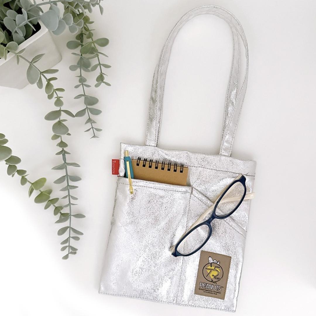 ルートート スヌーピー ROOTOTE 8446 通販 トートバッグ ミニトートバッグ トートバック 手提げバッグ 小さめ 軽量 軽い おしゃれ 上品 きれいめ シンプル 大人 かわいい オシャレ 可愛い babyroo ベビールー レディースバッグ Black ・