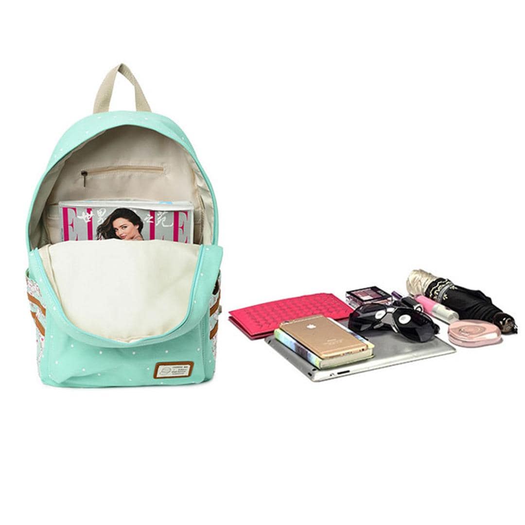 リュック 大容量 かわいい レディース 通販 リュックサック バックパック デイパック おしゃれ 通学 可愛い A4 雑誌 シンプル カジュアル ナチュラル 女子 高校生 中学生 中高生 大学生 旅行 トラベル レディースバッグ ミント ・