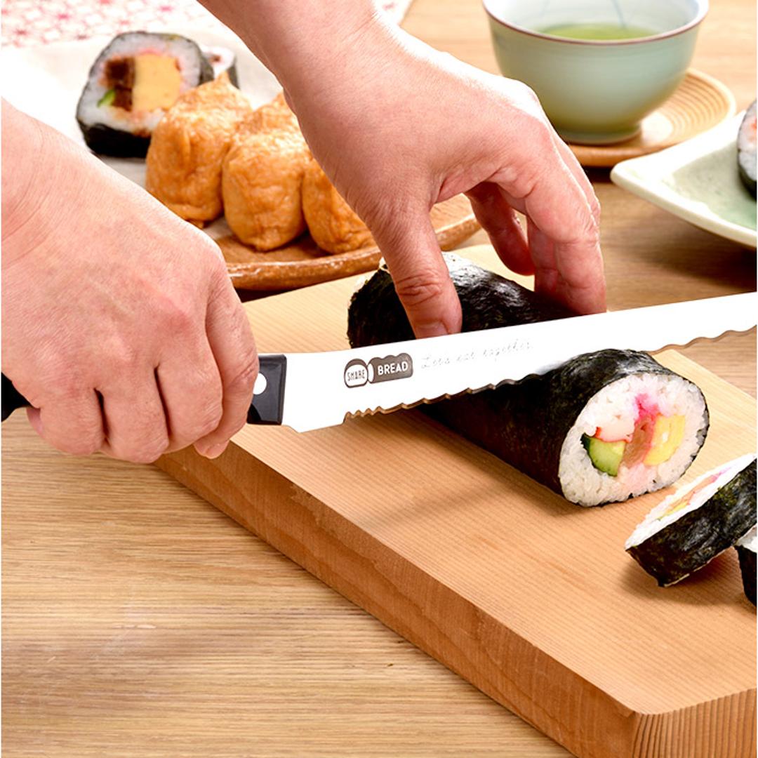 パンきりナイフ 通販 ブレットナイフ パン切り包丁 パン切りナイフ パン用ナイフ パンナイフ ヒロショウ シェア SHB-004 万能パン切り包丁 パン 切り 包丁 ブレッド ナイフ 刃物 洋包丁 キッチンツール 製菓器具 調理器具 キッチン用品 ブラック ・