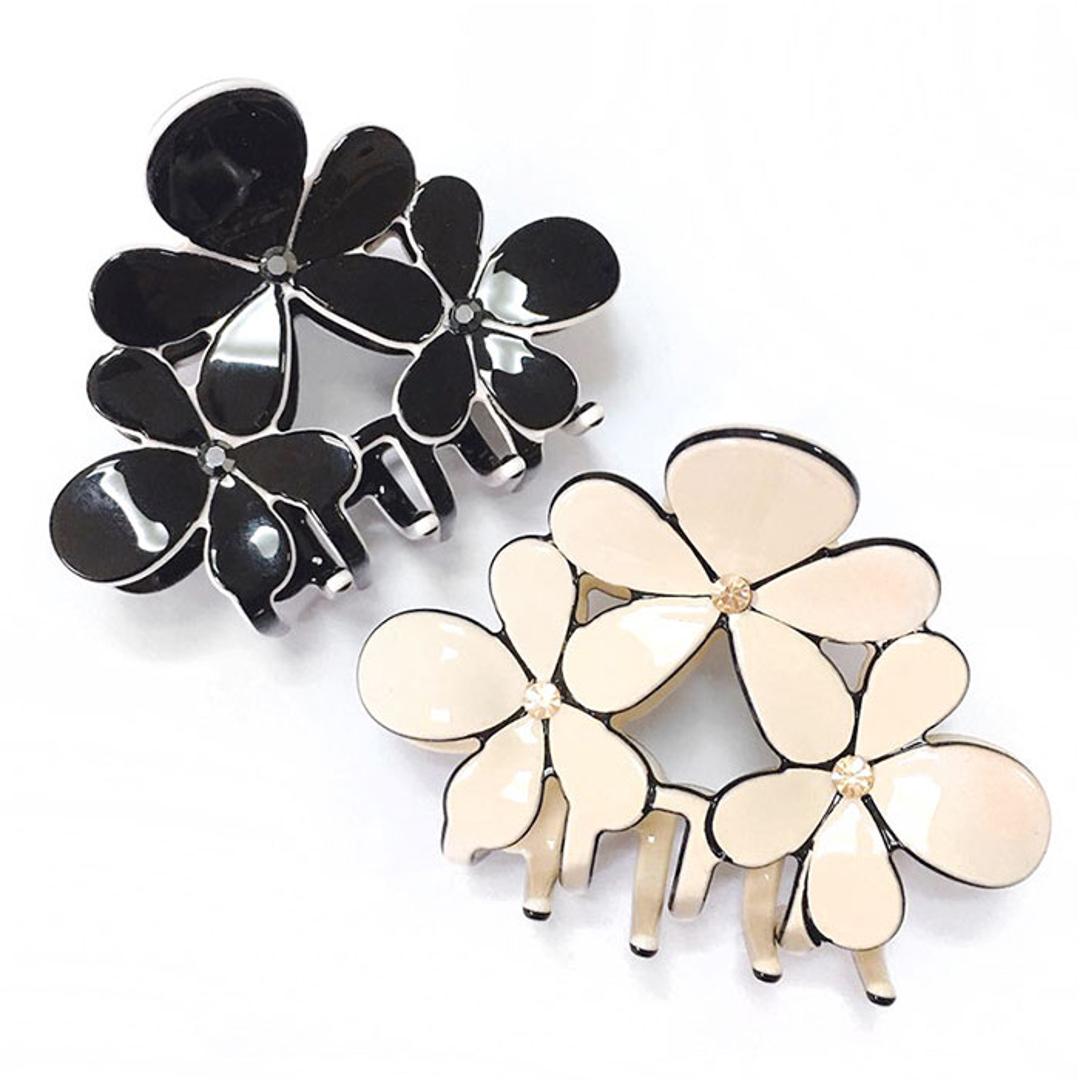 ヘアクリップ 通販 バンスクリップ ヘアアクセサリー クリップ 髪留め 髪飾り お花 花 ヘアアレンジ まとめ髪 アップヘア ハーフアップ ポニーテール かわいい おしゃれ シンプル カジュアル フォーマル 大人 女性 女子 ヘアアクセ ギフト 贈り物 サンドベージュ ・