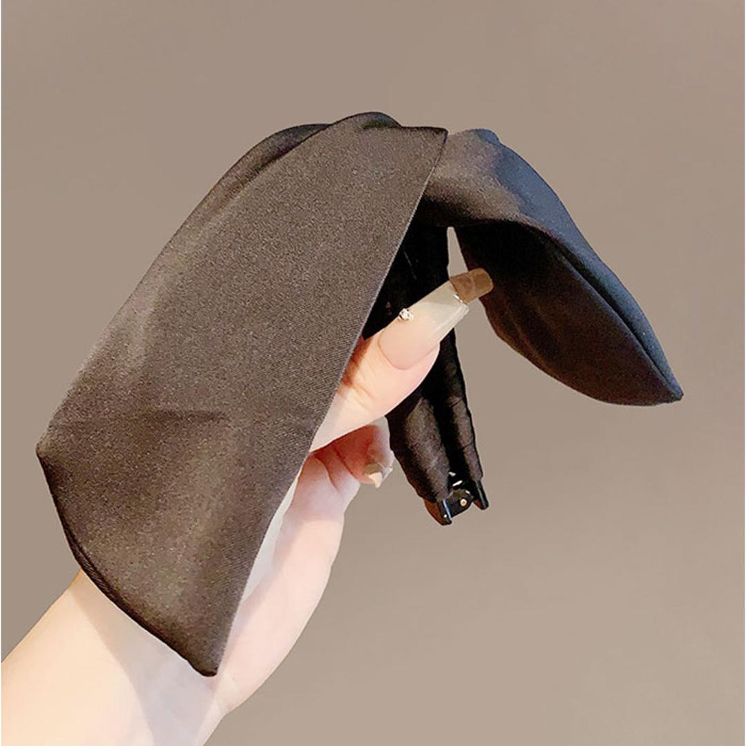 ヘアクリップ リボン 通販 リボンクリップ クロスリボン バナナクリップ 髪飾り 髪留め アップヘア ポニーテール ヘアアレンジ まとめ髪 シンプル カジュアル フォーマル かわいい おしゃれ ヘアアクセ 大人 女性 女子 贈り物 ギフト ブラック ・