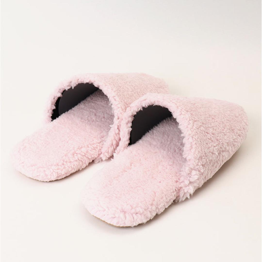 ヨコズナクリエーション トイレスリッパ 通販 SUMIKA スミカ スリッパ シープボア トイレ用スリッパ ルームスリッパ ルームシューズ 室内履き 部屋履きスリッパ おしゃれ かわいい ふわふわ もこもこ 無地 シンプル トイレファブリック トイレ用品 ピンク ・