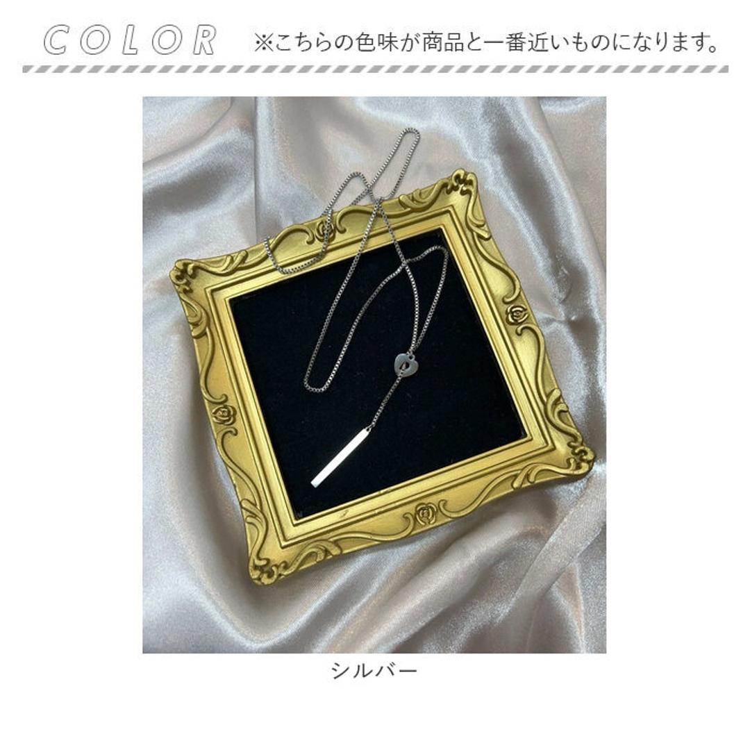 ネックレス レディース シンプル 通販 ペンダント Y字 ループネックレス レディースジュエリー レディースアクセサリー 大人 かわいい おしゃれ 可愛い オシャレ 大人っぽい カジュアル Diamond Hearts ダイヤモンドハーツ nec-023 シルバー ・