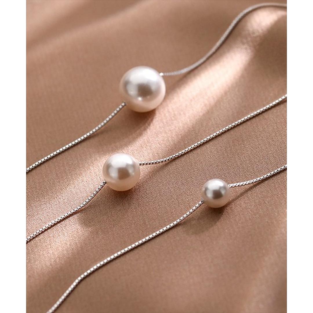 パール ネックレス 一粒 通販 ペンダント 首飾り ジュエリー アクセサリー レディース フォーマル かわいい おしゃれ 可愛い オシャレ 大人っぽい 上品 シルバー 一粒パールネックレス nec-0530 ダイヤモンドハーツ Diamond Hearts シルバー SMALL