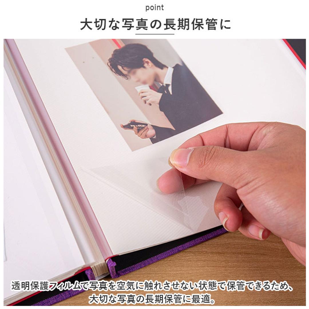 アルバム 貼るタイプ 大容量 通販 フォトアルバム 写真 フォト L判 手作り 写真整理 収納 整理 DIY カバー キャンバス 子ども 赤ちゃん かわいい 記念日 誕生日 ホワイト ・