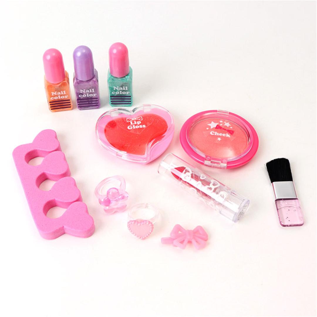 レイス メイクバック かわいい 通販 メイクバッグ キッズコスメ メイクボックス バッグ バック メイクポーチ 化粧ポーチ ケース ポーチ 子供用化粧品 可愛い コスメ メイク 子供用 子ども用 こども 子供 子ども RACE キッズ 贈り物 ギフト ハート120709 ・