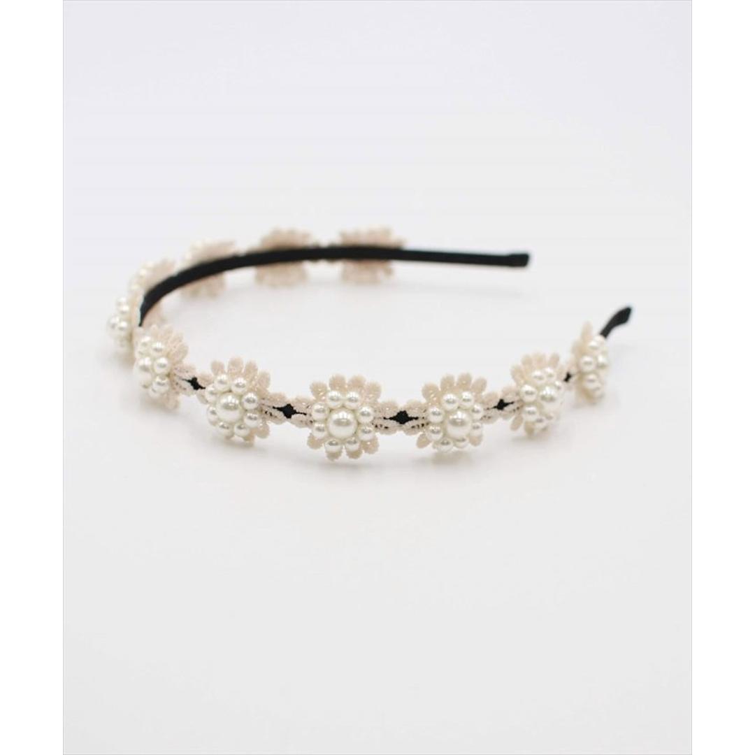 Rora カチューシャ 通販 レース パール 48222102 髪飾り ヘッドドレス 子供 女の子 フォーマル 可愛い おしゃれ 発表会 入園式 卒園式 入学式 子ども用アクセサリー ヘアアレンジ ヘアーアクセサリー ヘアアクセサリー キッズファッション ベージュ フリー