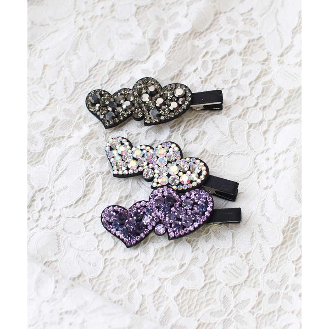 ヘアクリップ ハート 小さめ 通販 ヘア クリップ ヘアピン 髪飾り 髪留め キッズ 女の子 子供 子ども こども おしゃれ かわいい 可愛い ピアノ発表会 七五三 結婚式 パーティー カジュアル キラキラ ヘアアレンジ ヘアアクセサリー キッズファッション オーロラホワイト フリー