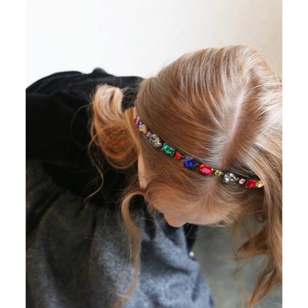Rora カチューシャ 通販 キラキラ ビジュー 68172302 髪飾り ヘッドドレス 子供 女の子 フォーマル 可愛い おしゃれ 発表会 入園式 卒園式 入学式 子ども用アクセサリー ヘアアレンジ ヘアーアクセサリー ヘアアクセサリー キッズファッション クリア フリー