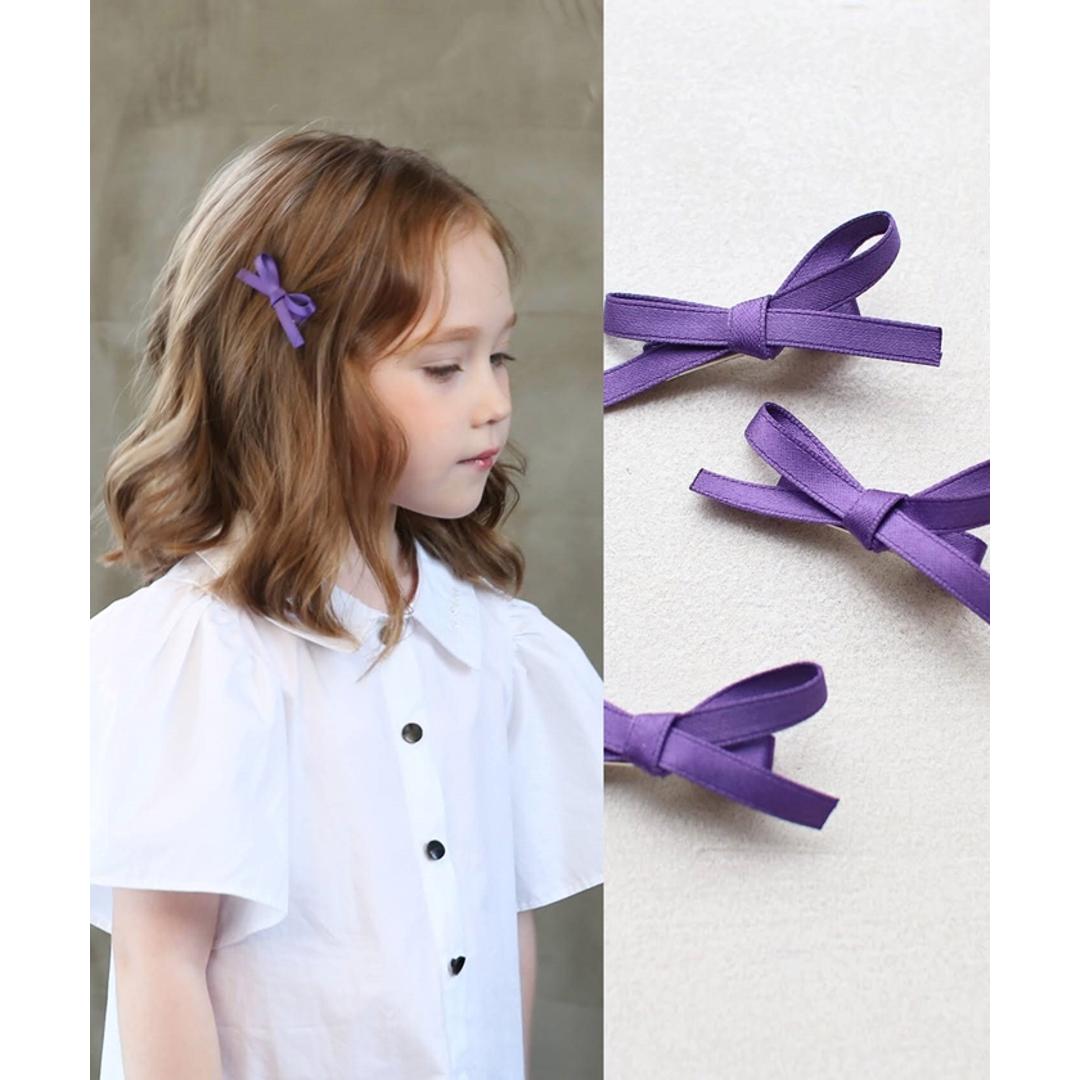 Rora ヘアクリップ キッズ 3個セット 通販 ヘア クリップ 68232302 ランランリボンヘアピン リボン 子供 女の子 大人っぽい 卒園式 入学式 結婚式 発表会 おしゃれ 可愛い オシャレ ヘアアレンジ ヘアーアクセサリー ヘアアクセサリー キッズファッション ブラック フリー