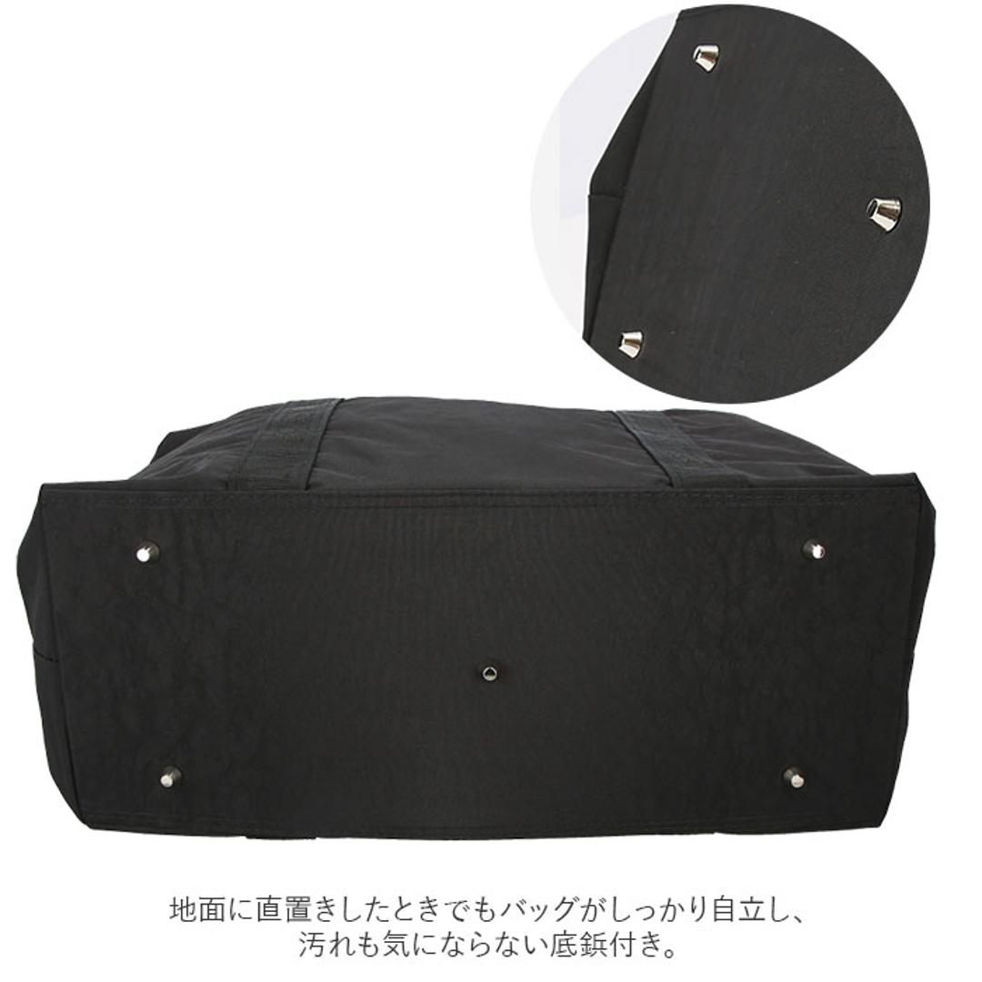 ADEL アデル ボストンバッグ 通販 キャリーオンバッグ 大容量 2WAY 軽量 キャリーオン ショルダー ショルダーバッグ 肩掛け 紐付き 無地 シンプル 底鋲付き ナイロン おしゃれ 旅行 ブラックブラック ・