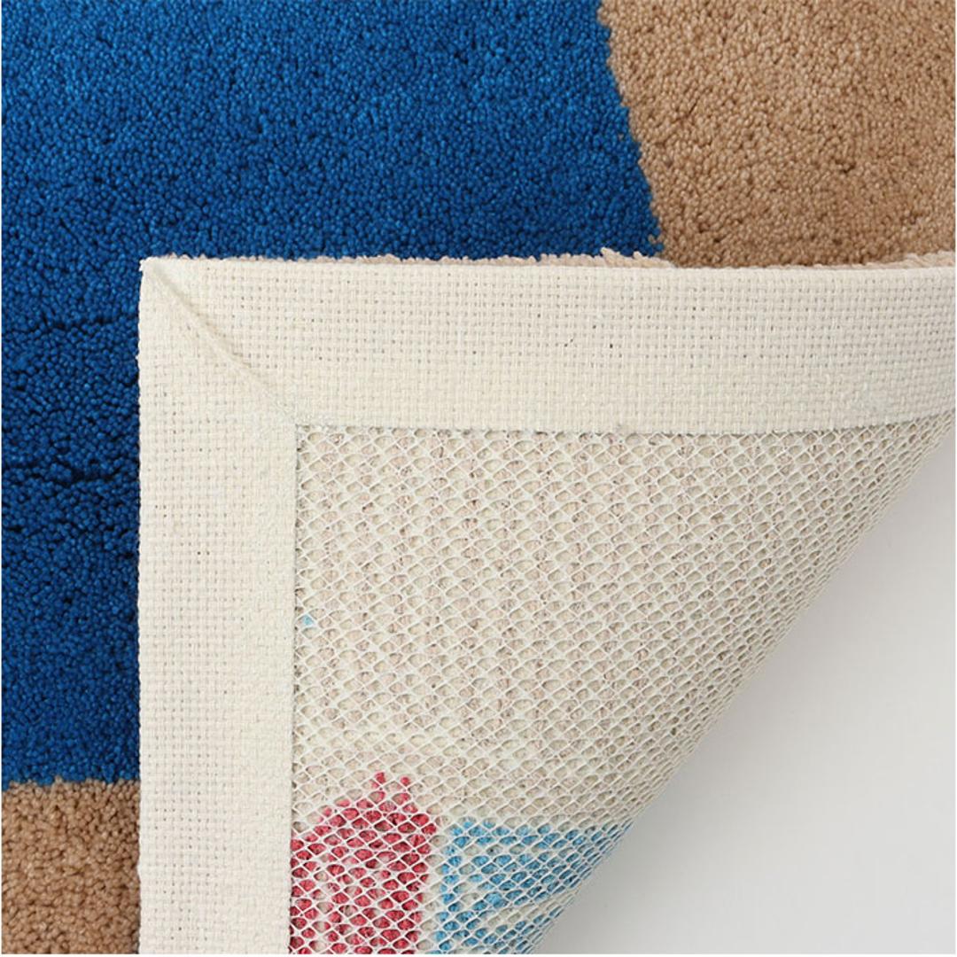 玄関マット おしゃれ 室内 通販 日本製 アツコマタノ atsuko matano ドアマット 足元マット インテリアマット ラグマット アクセントマット エントランスマット 厚手 洗える マタノアツコ 猫 ネコ 室内用玄関マット テキスタイル インテリア 見つめる猫 ・