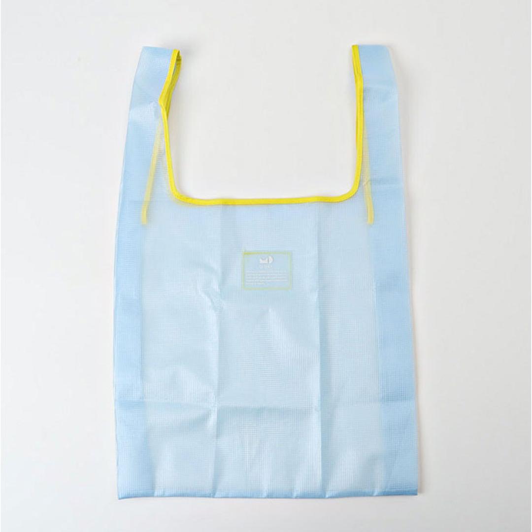 U-DAY エコバッグ D-659364 通販 トートバッグ エコ バッグ 買い物バッグ お買い物バッグ ショッピングバッグ レジ袋型 おしゃれ ビニール クリア エコバック 買い物バック ショッピングバック 小さめ コンパクト 撥水 買い物袋 男女兼用バッグ サックス ・