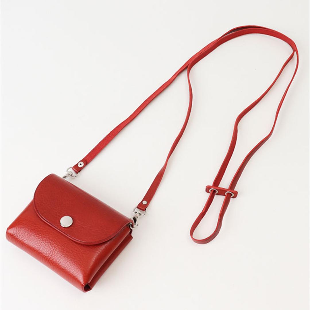 ミニ財布 ミニウォレット 日本製 通販 小銭入れあり お札入れ 本革 レザー メンズ レディース コンパクトウォレット お財布 ショルダーベルト レザーウォレット アウトドア レジャー おしゃれ シンプル 無地 男女兼用 小さめ カジュアル ギフト 贈り物 BLACK ・