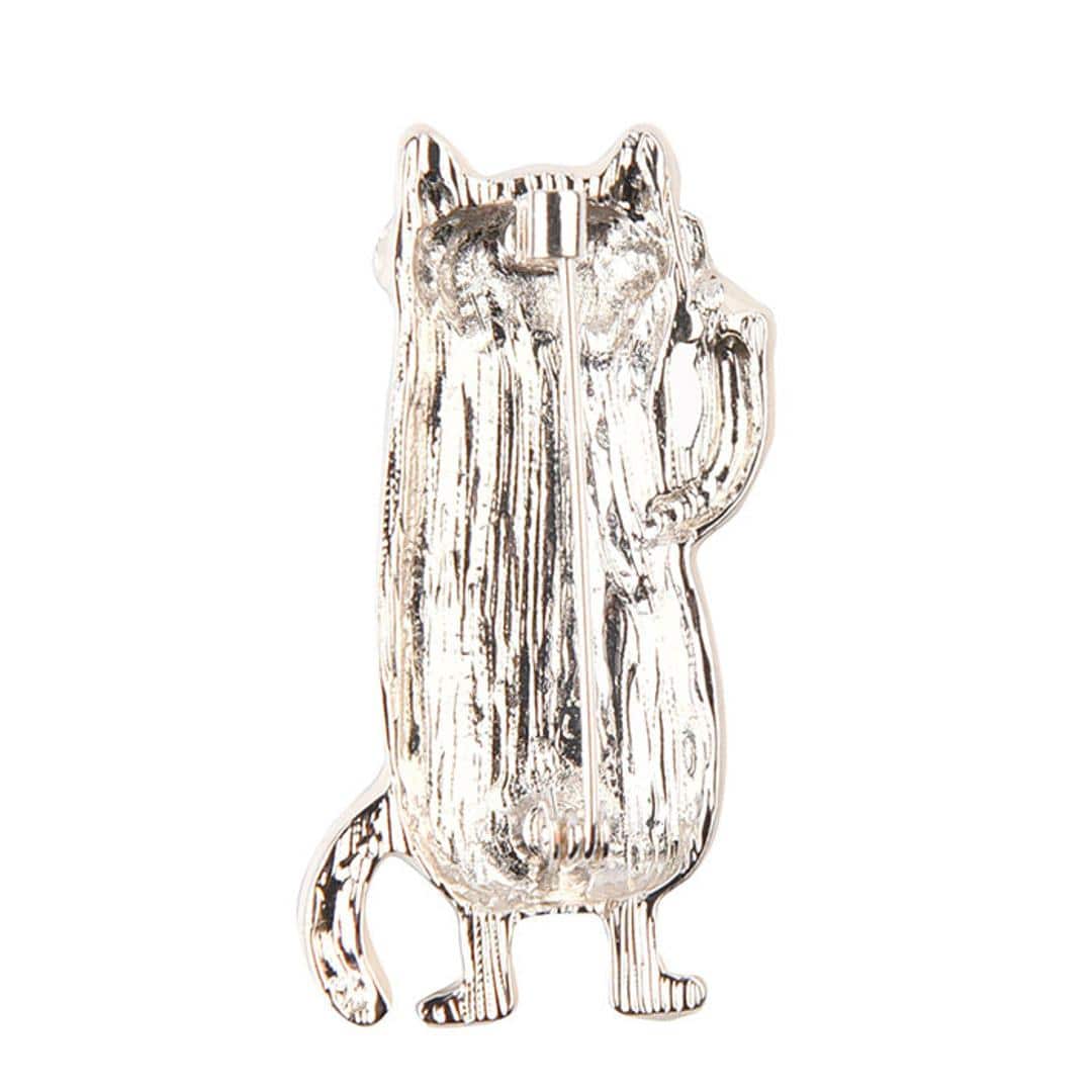 ブローチ 親指サイズ アニマル 通販 バッジ 親指サイズのブローチ アクセサリー ジュエリー 飾り 小さい 小さめ ミニ 動物 コンパクト かわいい 可愛い キャラ ギフト 贈り物 ファッション 雑貨 グッズ おでかけ お出かけ オシャレ おしゃれ ネコザワさん ・