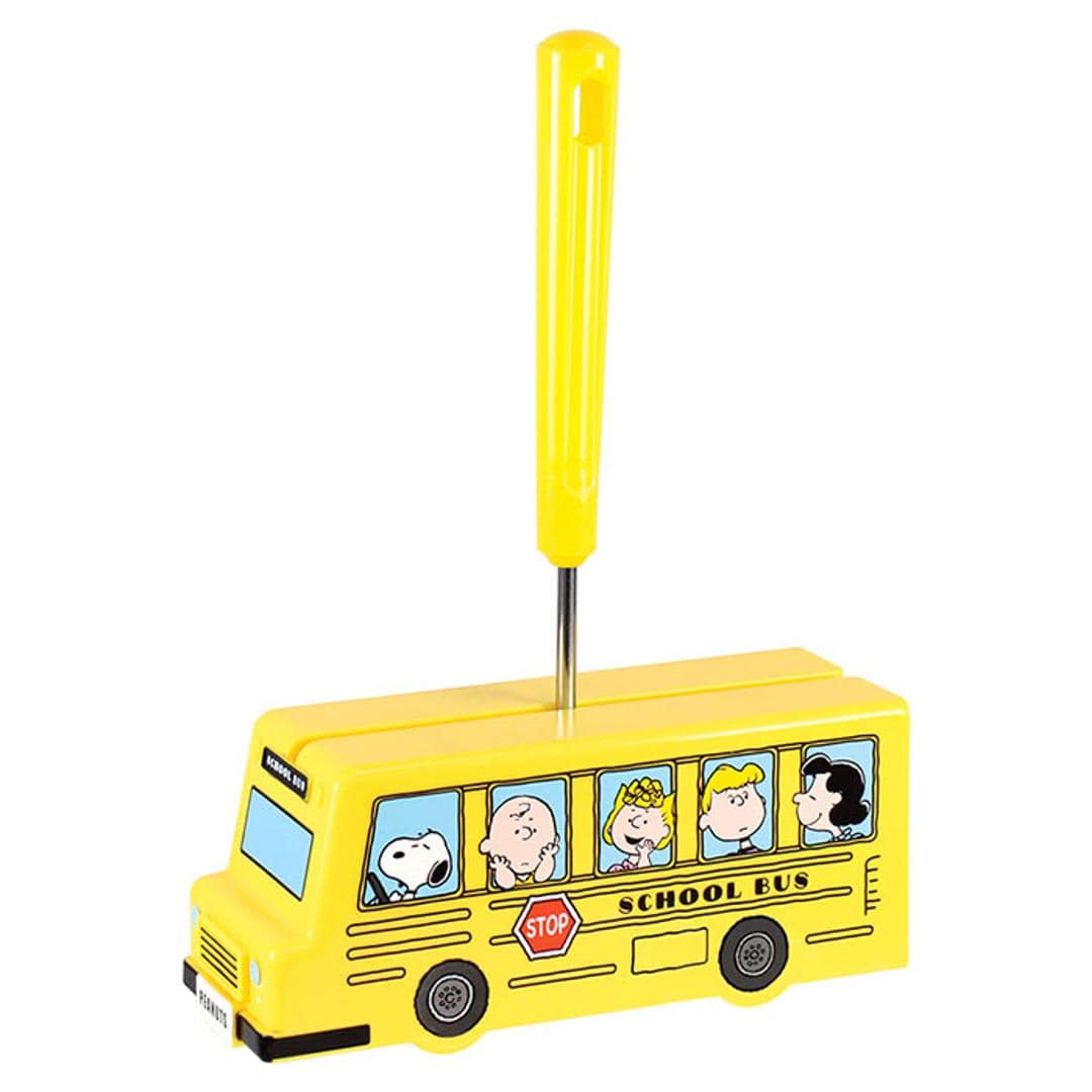 粘着クリーナー 通販 粘着ローラー コロコロクリーナー おしゃれ ローラークリーナー クリーナー キャラクター グッズ スヌーピー ピーナッツ ケース付き ハンディクリーナー 清掃用品 掃除道具 掃除 かわいい 可愛い カーペット 絨毯 ソファ 日用品 雑貨 スヌーピーバス型/イエロー ・