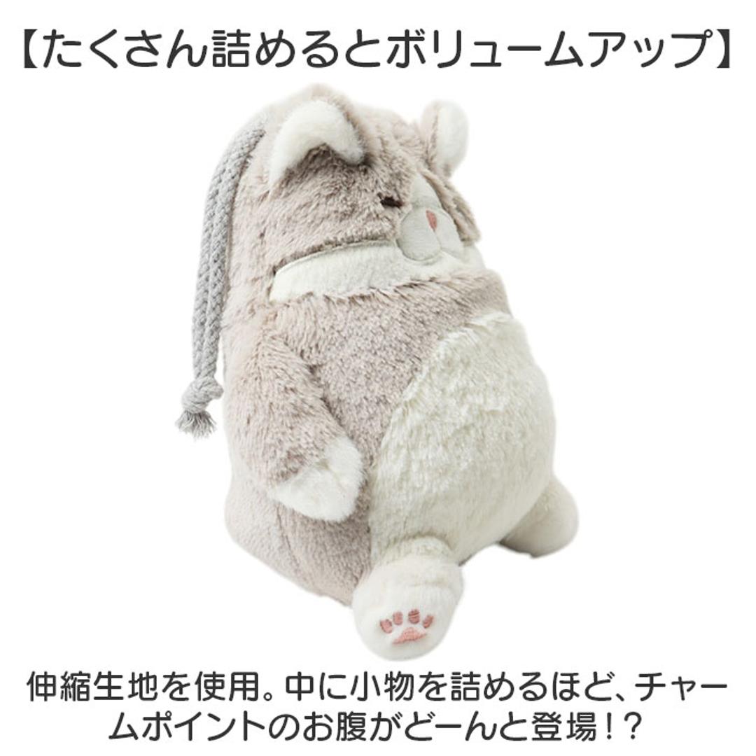 巾着 ねこ肯定感 通販 ポーチ 巾着ポーチ ミニポーチ 小物入れ ぬいぐるみ 収納 携帯 小物 猫 ねこ ネコ アニマルポーチ アニマル 動物 かわいい 可愛い 猫グッズ おしゃれ オシャレ 持ち運び 大人 子供 コスメ収納 ふわふわ ギフト みけねこのさんま ・