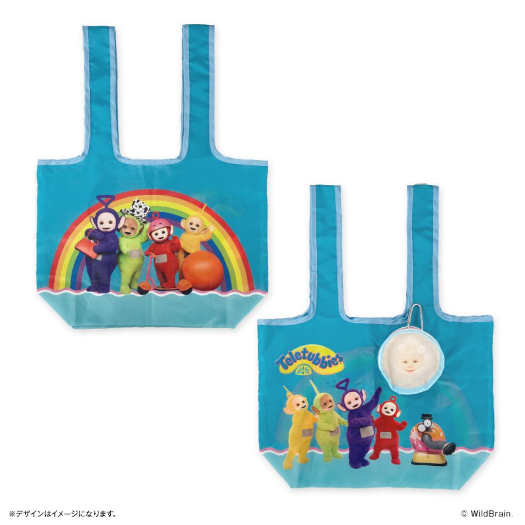 テレタビーズ グッズ 通販 teletubbies エコバッグ エコバック マイバッグ ショッピングバッグ 買い物バッグ 折りたたみバッグ お買い物袋 サブバッグ 折りたたみ コンパクト 軽量 キャラクター 小さめ おしゃれ かわいい 男女兼用バッグ テレタビーズ ・