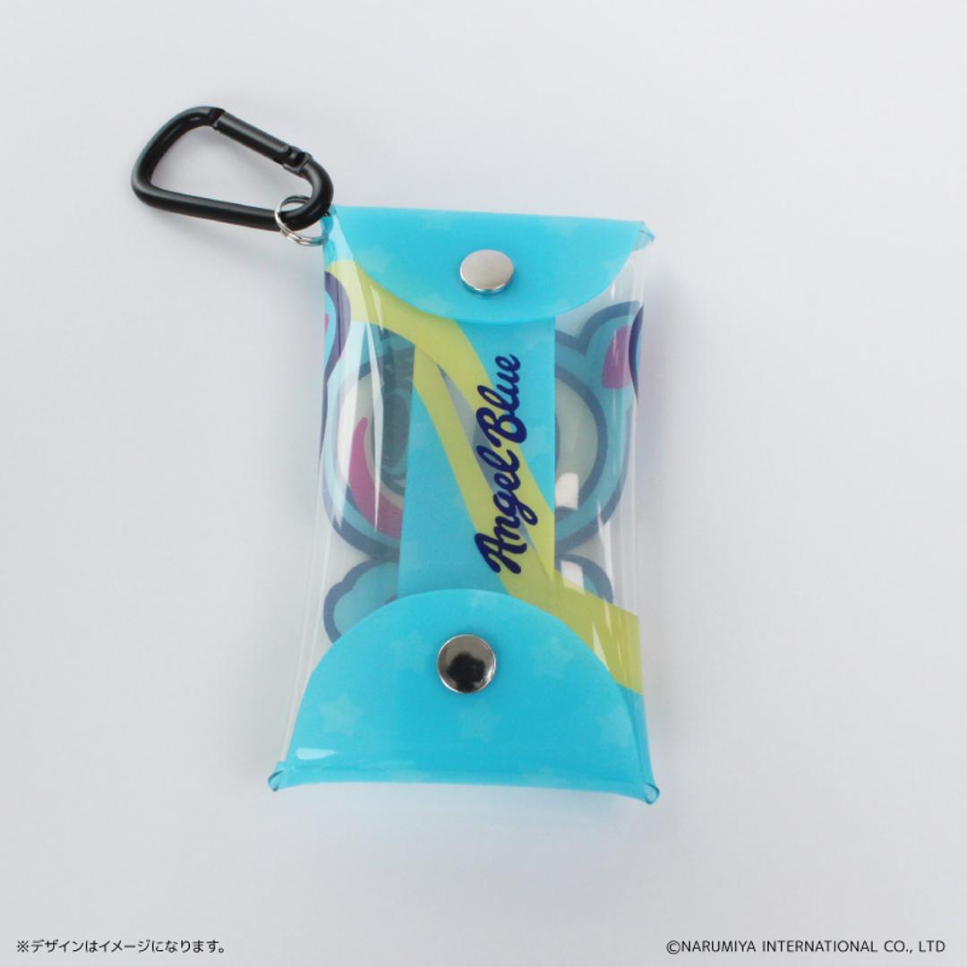 ナルミヤキャラクターズ グッズ 通販 エンジェルブルー ナルミヤ NARUMIYA ポーチ クリアポーチ カラビナ クリアマルチケース クリアケース 化粧ポーチ 女の子 小学生 女子 中学生 ブランド キャラクター かわいい 可愛い おしゃれ オシャレ ナカムラくんアップ ・