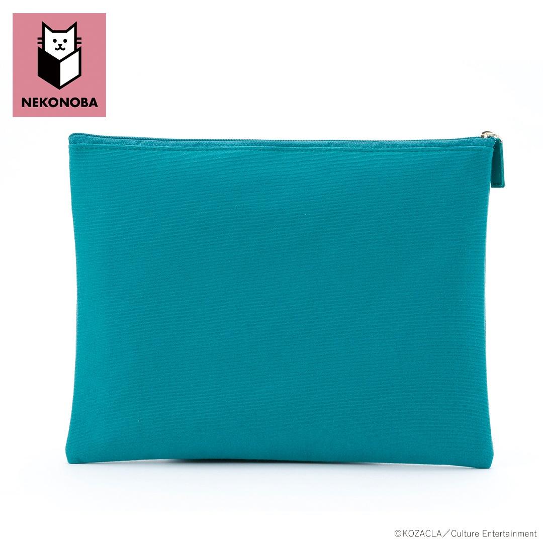 NEKONOBA グッズ 通販 ネコノバ ポーチ 小さめ フラットポーチ 化粧ポーチ 小物入れ コスメポーチ 薄型 薄い ファスナー 猫 ねこ ネコ 猫グッズ 肉球 ぷくぷく かわいい おしゃれ 可愛い オシャレ レディースバッグ NYASA ・