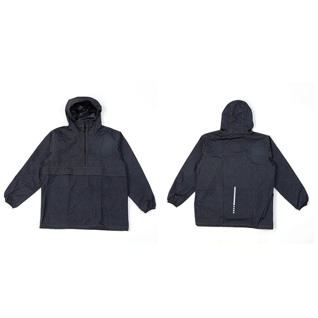 メンズ レインジャケット 通販 レインウェア レインパーカー 合羽 カッパ かっば アウター トップス ジャケット ジャンパー ジャンバー パーカー おしゃれ 自転車 通学 かっこいい オールシーズン Dブルー 【即日発送】Mサイズ