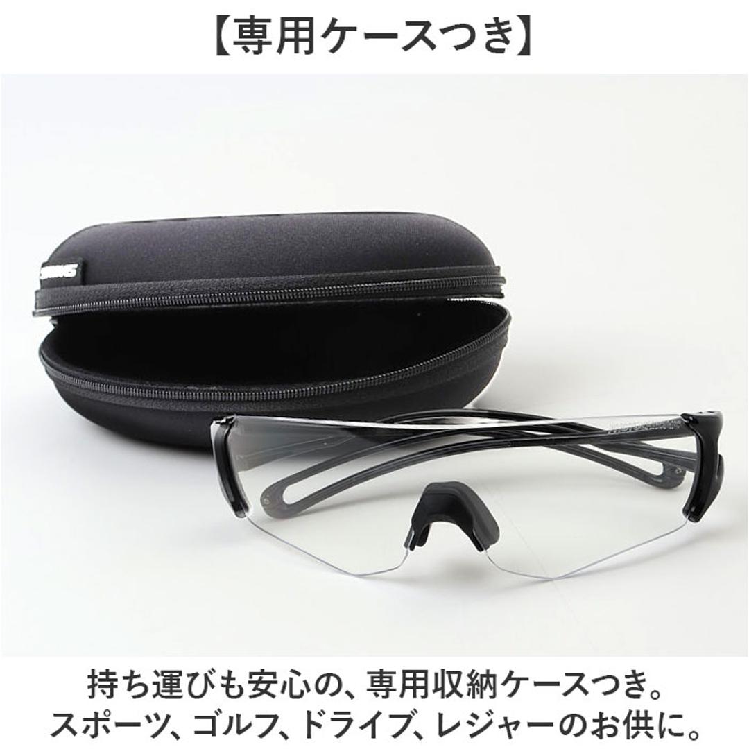 SWANS スワンズ スポーツサングラス EN8G2-0066 通販 スポーツ サングラス 調光サングラス メガネ めがね 眼鏡 調光レンズ E-NOX EIGHT8 G2 UVカットレンズ UVカット メンズ レディース 男女兼用 ユニセックス マラソン 0066.BK/調光クリアtoスモーク ・