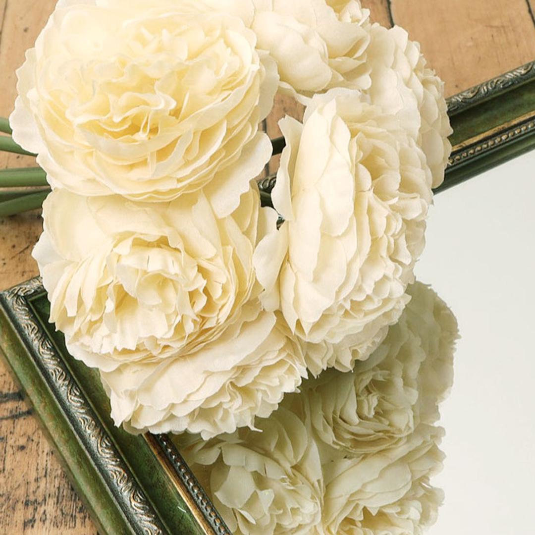 ブーケ 造花 通販 インテリア 花束 花 ラナンキュラス アーティフィシャルフラワー アーティフィシャルグリーン アートフラワー フェイクフラワー フェイクグリーン おしゃれ 人工観葉植物 花材 FB-2514 パフィーラナンキュラスブーケ ポピー YDM アイボリー ・