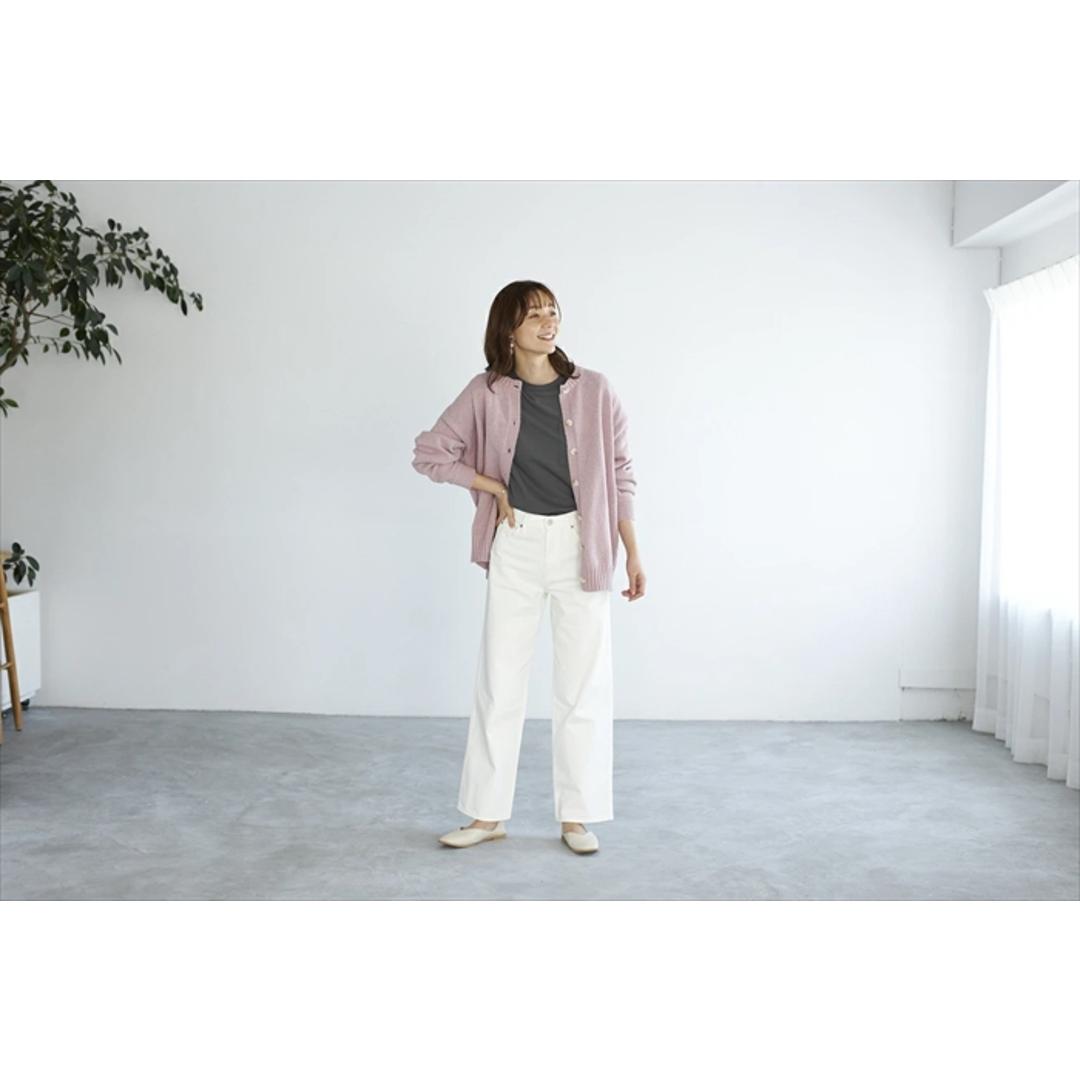 カーディガン レディース 秋冬 丸首 通販 ニットカーディガン カーデガン ニット トップス 長袖 セーター 2WAYふんわり編みカーディガン&クルーニット おしゃれ シンプル 大人 かわいい カジュアル ナチュラル 女性 婦人 レディースファッション ブラック M-Lサイズ