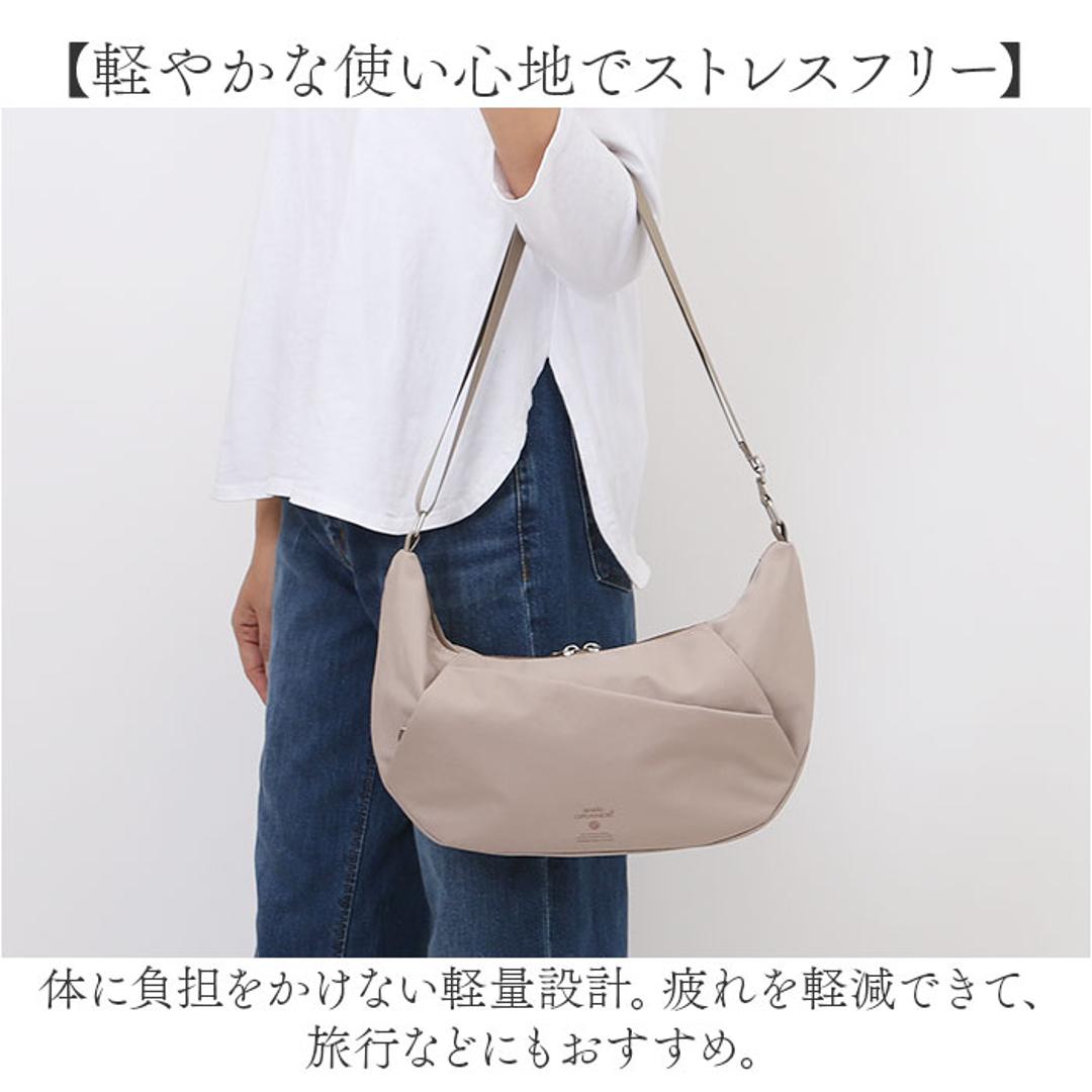 アネログランデ ショルダーバッグ 通販 斜め掛けバッグ 斜めがけバック 斜めがけバッグ レディース 軽量 ショルダーバック 肩掛け 肩かけ おしゃれ かわいい ななめ掛け ななめがけ 軽い かばん バッグ ギフト 贈り物 GHH3601 BK.ブラック ・