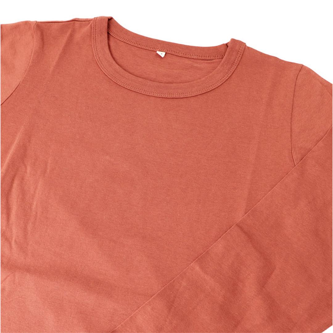 長袖 tシャツ レディース 綿100% 通販 PAGE ONE GCS0756 USAコットン 生地 ロンt インナー 長袖Tシャツ カットソー ロンティー プルオーバー おしゃれ シンプル 無地 トップス ページワン 服 春 秋 冬 かわいい 大人 アイボリー Mサイズ