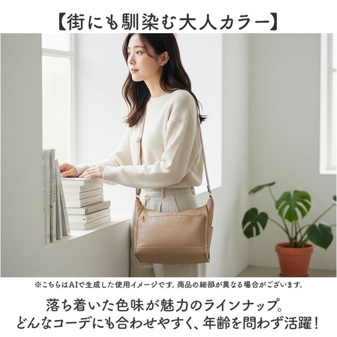 anello GRANDE アネログランデ ショルダーバッグ GTM1022 通販 ショルダーバック 斜めがけバッグ レディース メンズ 大人 サブバッグ 小さめ 通勤 おしゃれ きれいめ シンプル 10ポケット 合成皮革 NEO CABIN レディースバッグ BK.ブラック ・