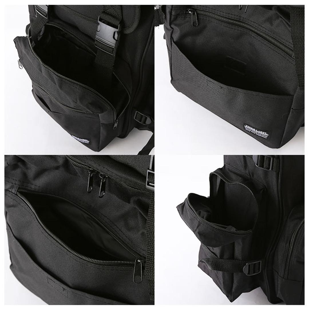 リュック 大容量 防災 通販 リュックサック 31l メンズ 修学旅行 キャンプ 旅行 部活 合宿 スポーツ 軽量 軽い 非常用持ち出し袋 シンプル 無地 カモフラ 迷彩 メガリュック バックパック TIGER LABEL タイガーレー ブラック ・