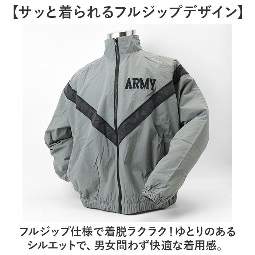ARMY IPFU ウィンドブレーカー メンズ 通販 メンズジャケット ジャケット ウインドブレーカー ランニンウェア ランニンウエア カジュアル 羽織り アウター ジャージ 男性用 男性 USタイプ アメリカ軍タイプ 米軍タイプ かっこいい 秋 冬 オリーブ Mサイズ