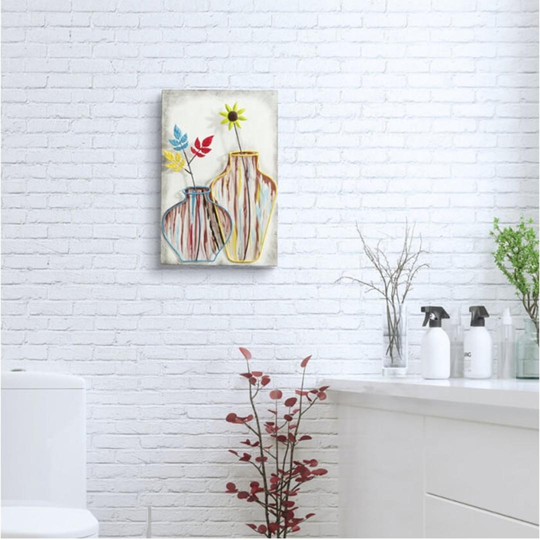 ウォールアート 壁掛け 壁飾り 通販 アートパネル ウォールデコレーション ウォールパネル アートボード 壁面装飾 壁 アンティーク調 立体 フェイクフラワー アイアン雑貨 アイアン製 アイアン 北欧 アート インテリア エレガント 玄関 リビング 部屋 花柄A ・