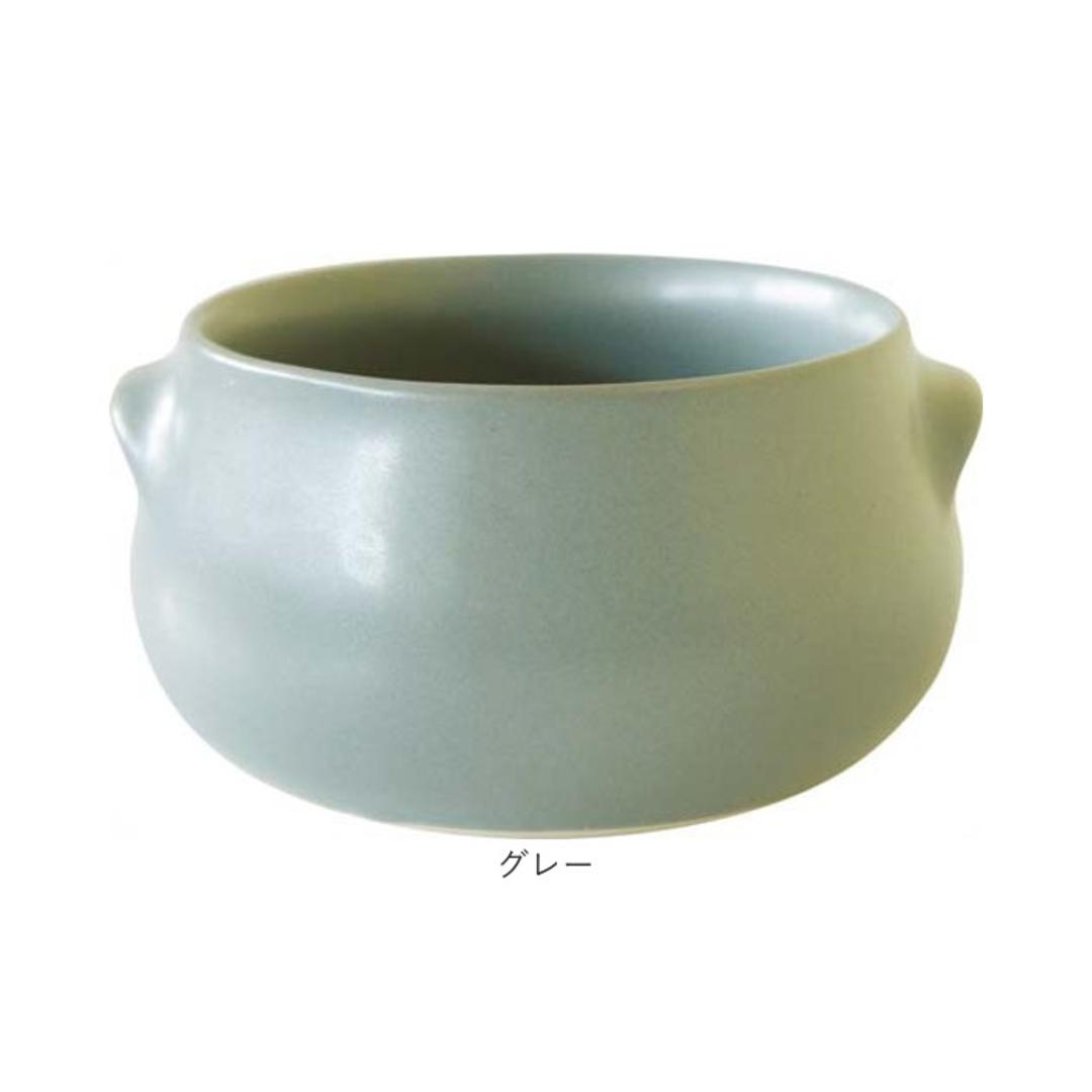 ボウル 耐熱 日本製 通販 グリラー GRILLER 耳付き スープボウル 耐熱ボウル 電子レンジ対応 お皿 食器 鉢 洋食器 グラタン皿 丸 シチューボウル デザートボウル シリアルボウル 直火ok 陶器 電子レンジok オーブンok 食器洗浄ok 乾燥機ok アイボリー ・