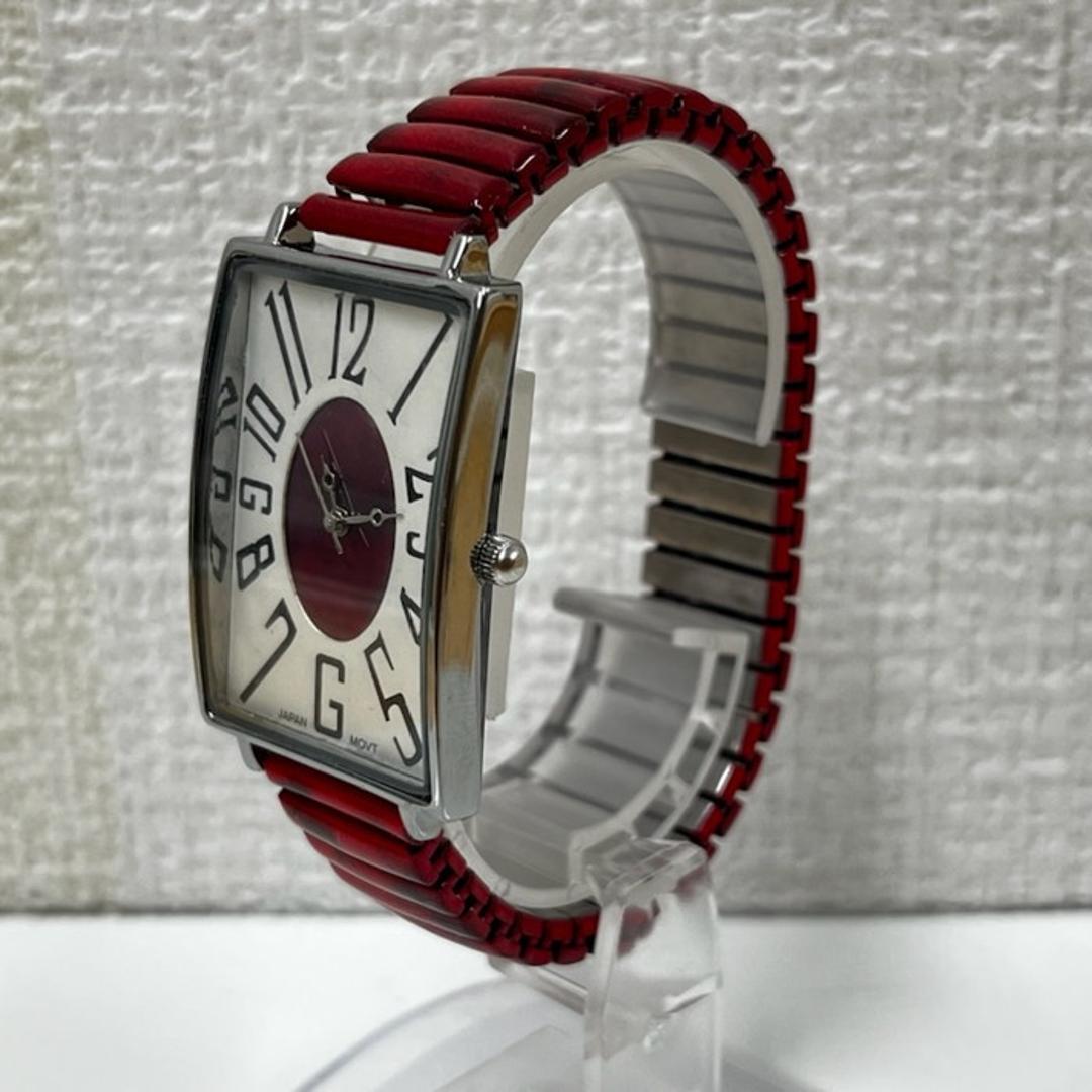 腕時計 レディース ジャバラ 通販 蛇腹腕時計レディース じゃばら 蛇腹 リストウォッチ アナログ 時計 レディース時計 四角 長方形 メンズ レディース腕時計 ジャバラ時計 おしゃれ オシャレ かわいい 可愛い ACONTeG アコンテジ L446SQ ブラック ・