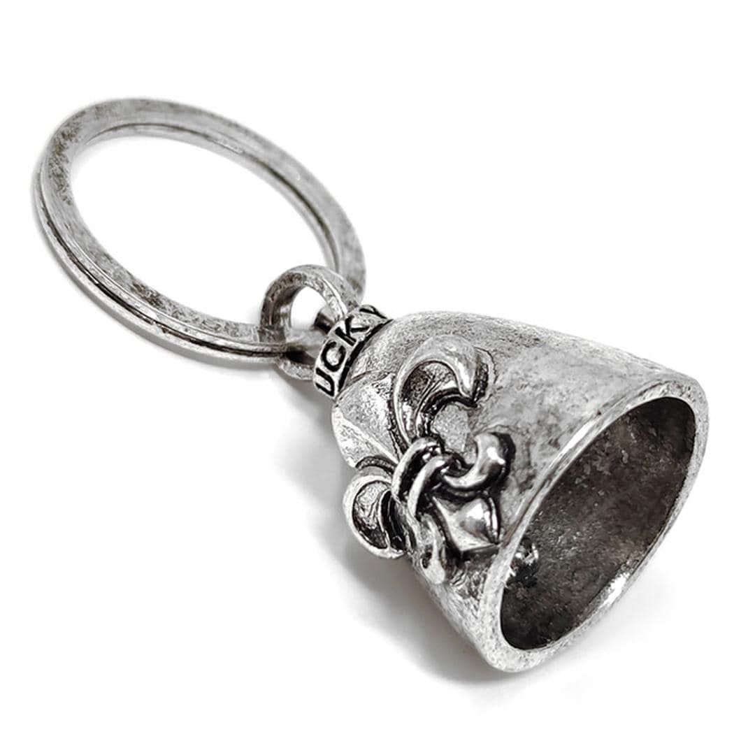 キーホルダー おしゃれ 通販 ラッキーベル キーリング ベルキーホルダー 鈴 鐘 交通安全 お守り バイカー ファッション ベル アメカジ グッズ ガーディアンベル アメリカン雑貨 かっこいい 音が鳴る 大人 バイクアクセサリー 小物 雑貨 熊よけ ココペリ/ゴールド ・