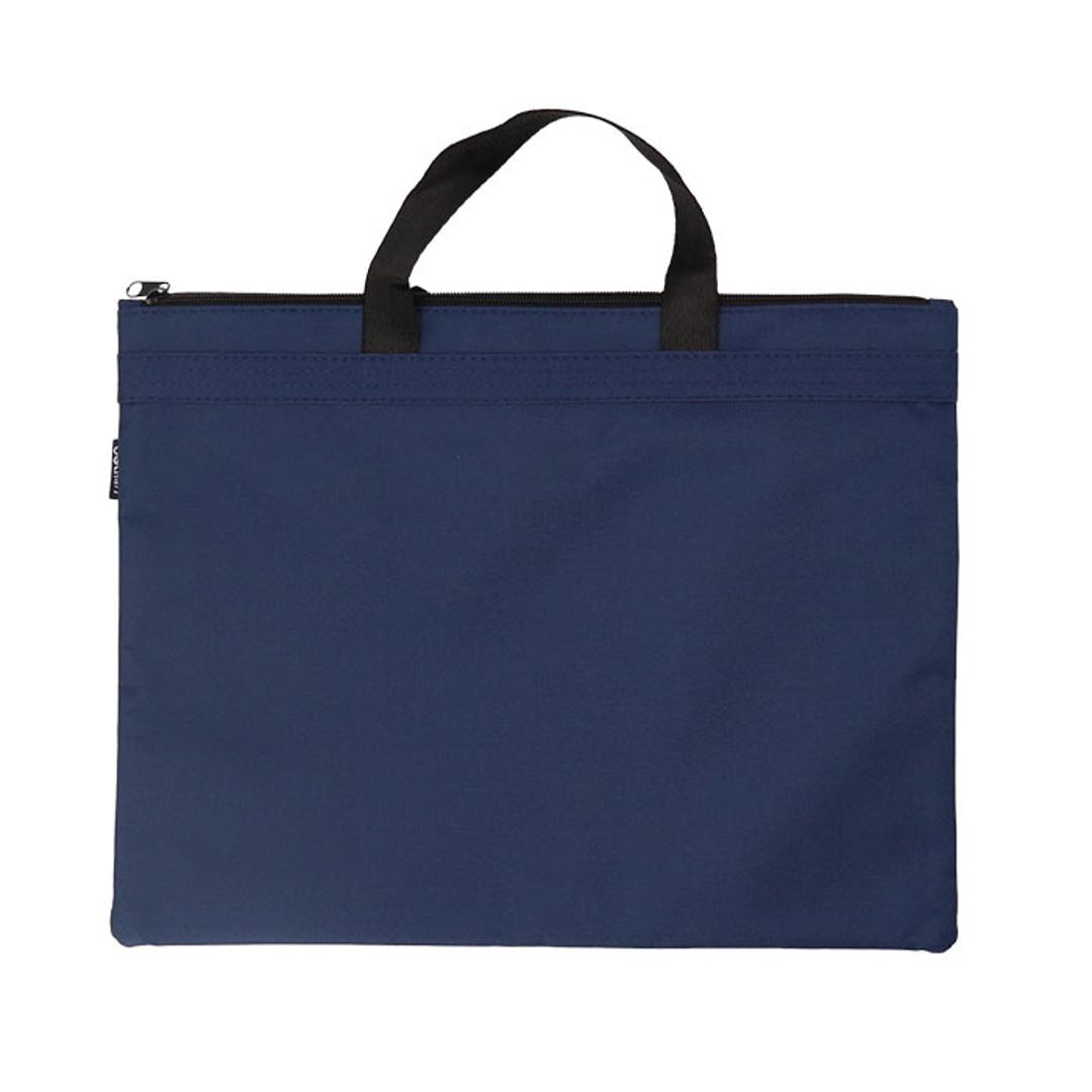 レッスンバッグ ファスナー 通販 手提げバック バッグ バック 鞄 かばん カバン 子供 子ども キッズ 男の子 女の子 手さげ シンプル 無地 マチ付 通園 通学 通勤 塾 そろばん サブバッグ 音楽 習字 ピアノ 習い事 入園 入学 新学期 ビジネスバッグ ネイビー ・