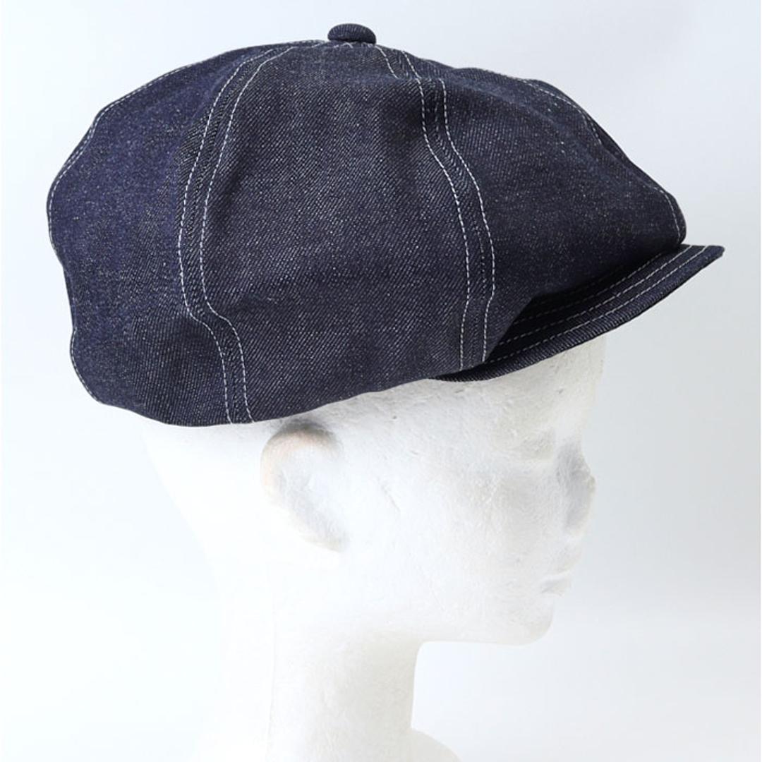 キャスケット メンズ 通販 日本製 キャスケットベレー ベレー帽 帽子 立体ベレー ハンチング 岡山デニム 岡山産 ミスターカバー mr.cover 8パネル 12オンス 12onz ボリューム リジットデニム おしゃれ ブラック ・