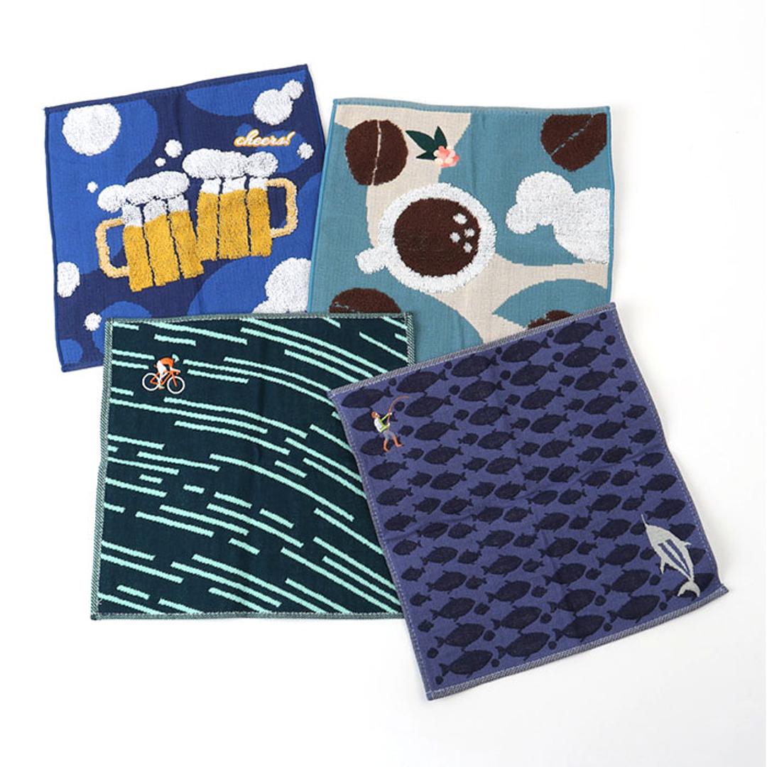 ハンカチ メンズ タオル 通販 MIYAMOTO COLLECTION ミヤモトコレクション 男性 メンズハンカチ タオルハンカチ 約22×22cm おしゃれ かわいらしい ギフト 紳士ハンカチ 紳士 贈り物 持ち運び 携帯 ビジネス 拭きタオル 洗顔タオル ビール ・