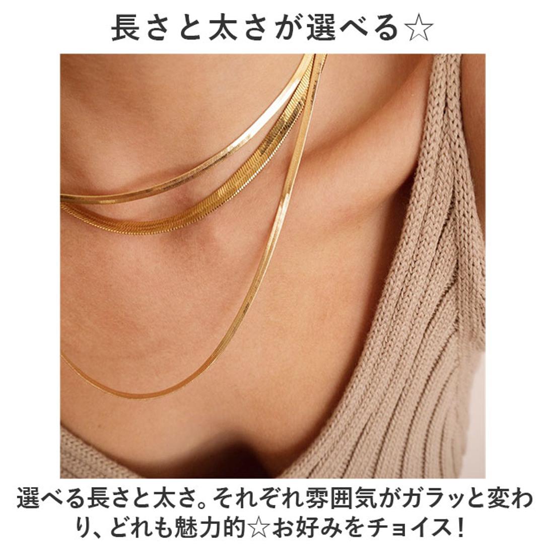 アクセサリー ネックレス レディース メンズ 通販 チョーカー スネーク チェーン スネークチェーン アクセサリ ジュエリー つけっぱなし 錆びない 変色しない ユニセックス 男女兼用 サージカルステンレス シンプル おしゃれ ギフト シルバー 【即日発送】2mm幅-35cm