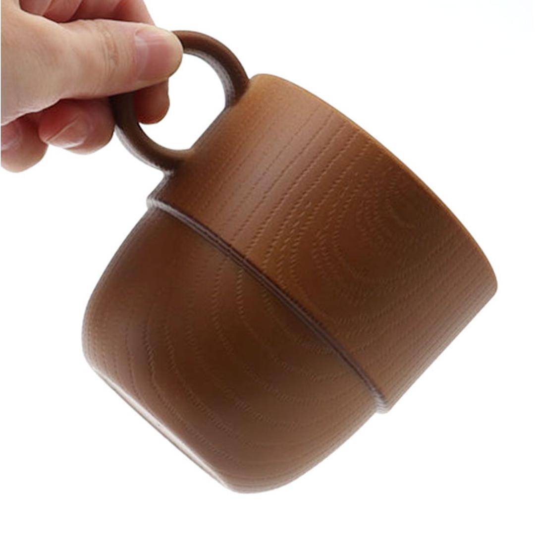 NH home エヌエイチホーム カップ 木目 通販 日本製 国産 マグカップ コップ 食器 和食器 スタッキングカップ 軽い 軽量 丈夫 小さい 小さめ 洗いやすい 電子レンOK 食洗機OK 割れにくい キッズ 大人 カフェ キッチン用品 ナチュラル ・