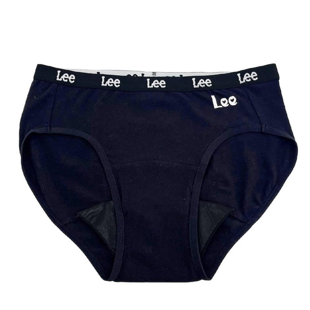 サニタリーショーツ ジュニア 通販 Lee 生理用ショーツ 下着 パンツ ショーツ インナーショーツ 女の子 女子 ブランド リー インナーウェア 中学生 高校生 小学生 かわいい おしゃれ 可愛い ロゴ オシャレ カジュアル 衛生用品 肌着 レディースアパレル ブラック(049) 140サイズ