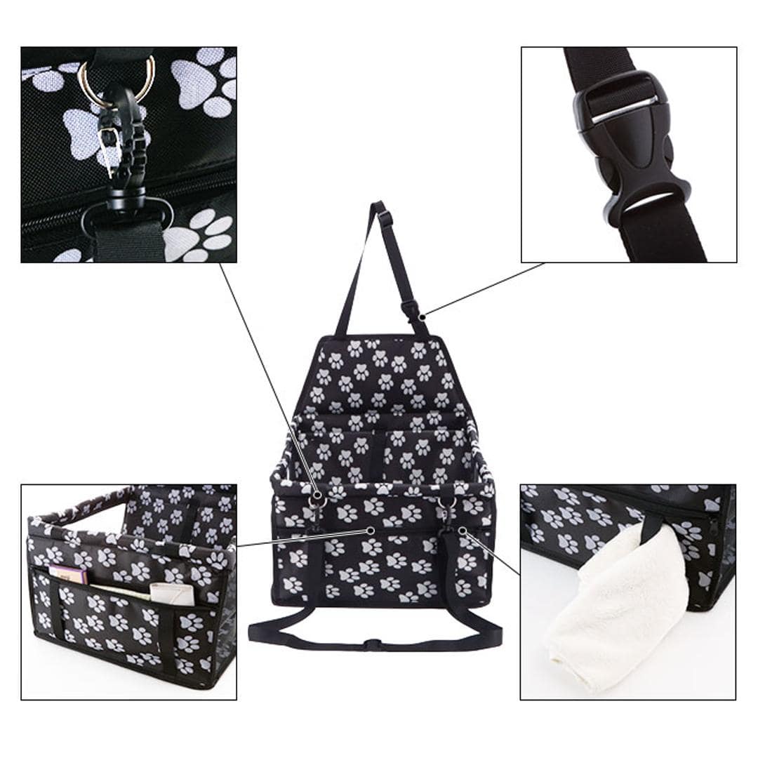 ドライブボックス 犬 猫 通販 小型犬 中型犬 ペット用 ドライブ ペットボックス 折りたたみ コンパクト 旅行 座席 アウトドア お出かけ カー用品 ドライブ用品 カーシート アウトドア ドライブ 犬用品 ペット用品 グレー ・