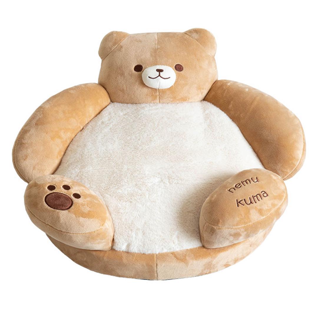 ペットベッド 通販 ペット ベッド 犬 カドラー 猫 クッション 猫ベッド ネコベッド 小型犬 ペット用 ふわふわ ふかふか ぬいぐるみ NATURAL design ナチュラルデザイン ネムクマベッド 可愛い かわいい おしゃれ くま ・