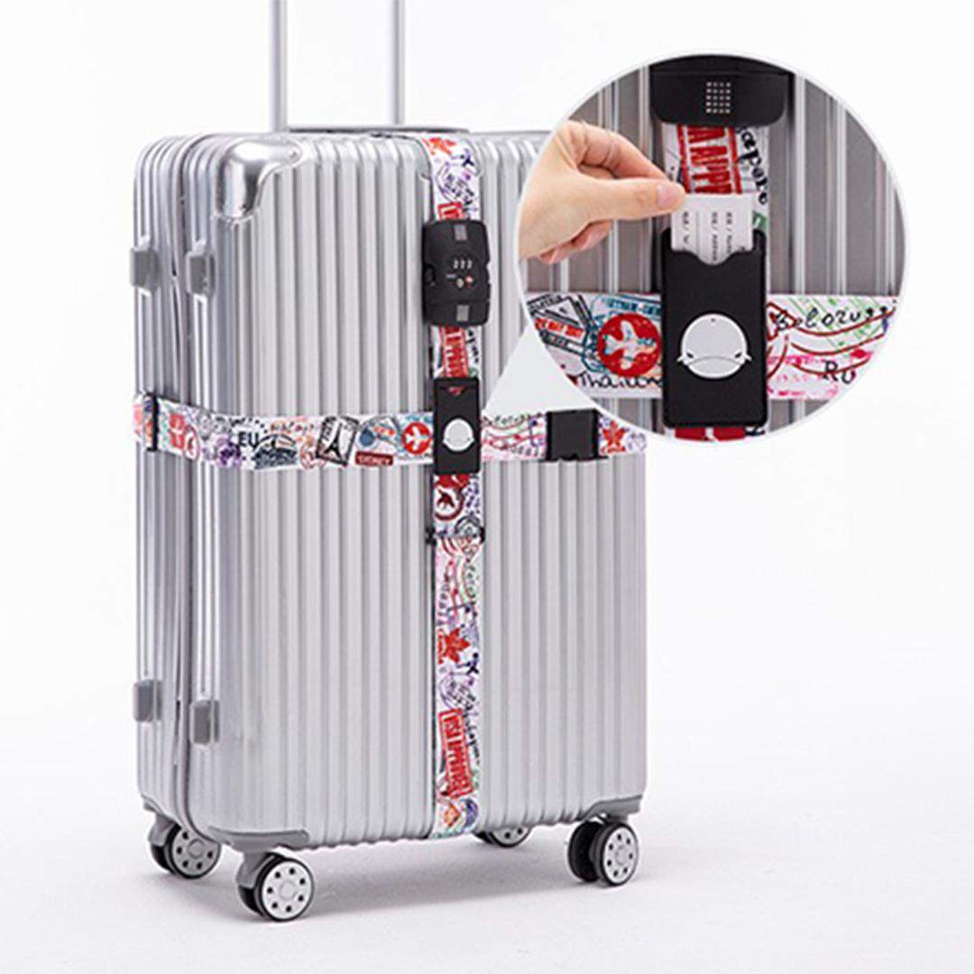 スーツケースベルト TSAロック付き 通販 TSAロックベルト バンド ベルト TSAスーツケースベルト スーツケースバンド tsaロック式 荷物飛び出し防止 旅行用品 トラベル用品 旅行 トラベル トラベルグッズ 旅行グッズ 国内 海外 海外旅行 カラー1 ・