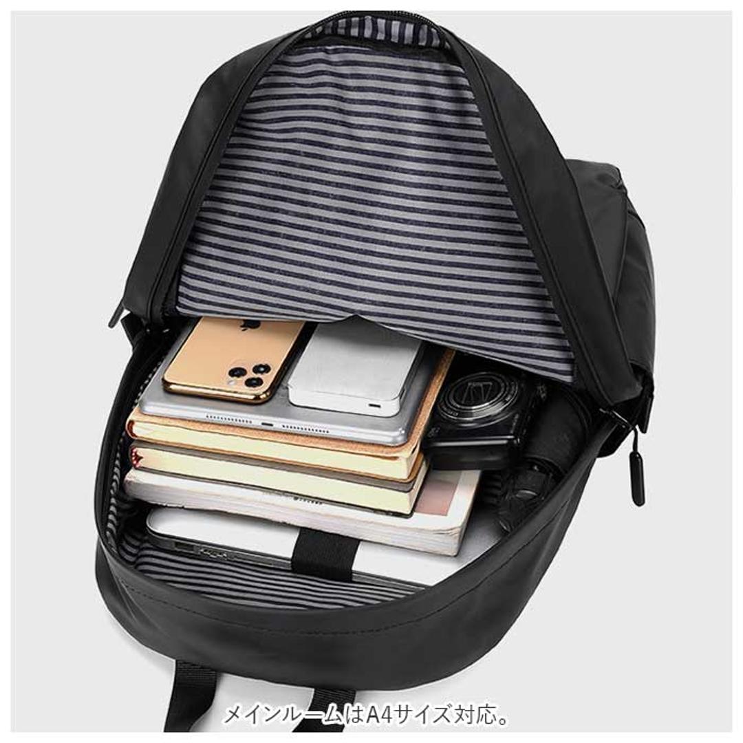 リュックサック メンズ 通販 リュック デイパック バックパック 通学 ビジネス 通勤 男子 高校生 中学生 撥水 はっ水 PCバッグ おしゃれ オシャレ 学生 旅行 トラベル かっこいい カッコイイ シンプル カジュアル ナイロン メンズバッグ ブラック ・