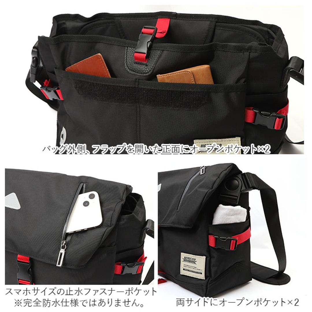メッセンジャーバッグ 大容量 メンズ 通販 メッセンジャーバック ショルダーバッグ サイドバッグ ボディーバッグ ショルダーバック ボディーバック サイドバック A4 軽量 撥水 斜めがけバッグ 斜めがけバック 斜めがけ 肩掛け 自転車 通勤 通学 ネイビー ・